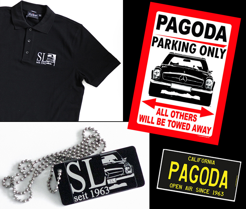 Accessoires für Mercedes SL Pagode Besitzer und Fans